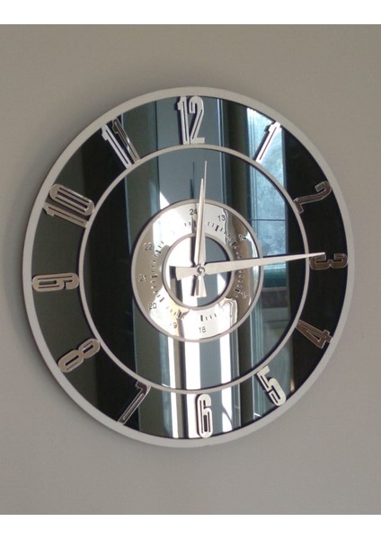 Aynalı Duvar Saati (Gerçek Ayna) indirimleri