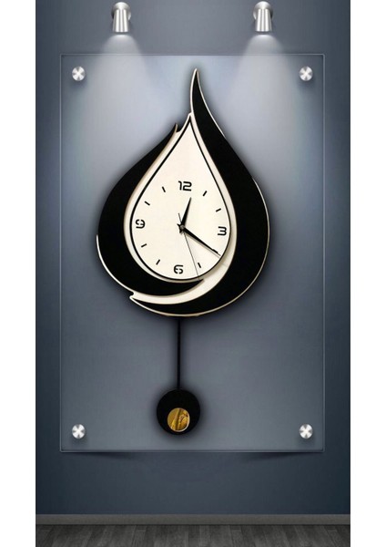 Retro Dmr Damla Model Sarkaçlı Saat,ahşap Duvar Saati, Duvar Saati, Ahşap Saat, Wooden Wall Clock A modelleri