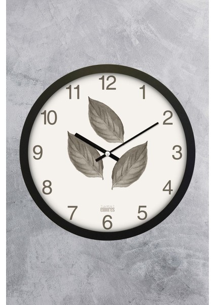 30 cm Gerçek Cam Sessiz Mekanizma Duvar Saati