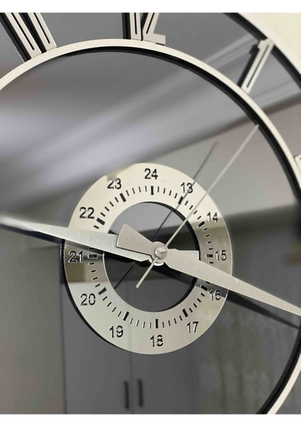 Dekoratif Cam Gerçek Ayna Duvar Saati 40CM fiyatları