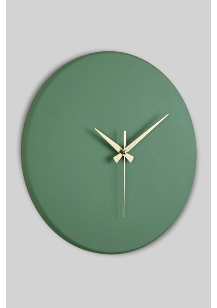 Round Model Modern Metal Sıvama Akar Sessiz Mekanizmalı Duvar Saati (40*40 Cm) fırsatları