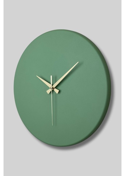 Round Model Modern Metal Sıvama Akar Sessiz Mekanizmalı Duvar Saati (40*40 Cm) indirimleri