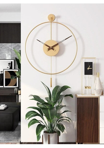 Gold 3'lü Tiktok 40 cm Set ( Ceviz 18 Akrep Yelkovan ), Tiktok Duvar Saati , Çiçeklik 60 Yükseklik fiyatları