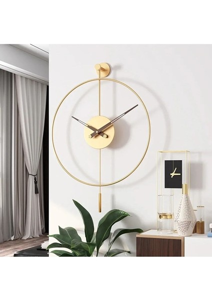 Gold 3'lü Tiktok 40 cm Set ( Ceviz 18 Akrep Yelkovan ), Tiktok Duvar Saati , Çiçeklik 60 Yükseklik indirimleri
