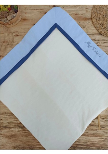 Yenidoğan Bal Peteği My Prince Taç Nakışlı Delüks Kundak Bebek Battaniyesi modelleri