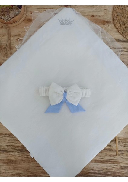Yenidoğan Bal Peteği My Prince Taç Nakışlı Delüks Kundak Bebek Battaniyesi indirimleri