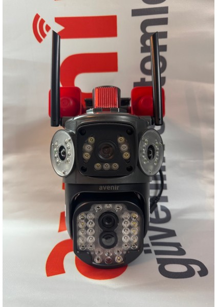 AV-S314 Wifi Hoparlörlü 4mp 2 Kameralı 10X Optik Zoomlu Ptz Kamera