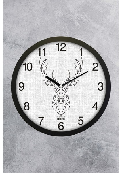 30 cm Gerçek Cam Sessiz Mekanizma Duvar Saati