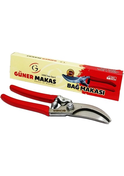 Kırmızı Saplı Bağ Makası (4172)