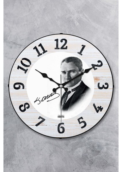 Bombe Cam Duvar Saati 36 cm