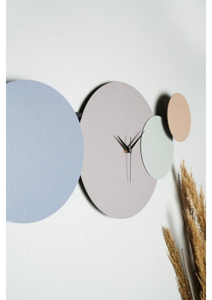 Muyika Maxico Metal 75-30CM Dekoratif Duvar Saati (Mavi-Lila-Yeşil-Kahve)) Mds-R modelleri