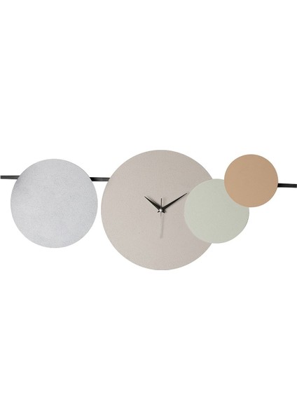 Muyika Maxico Metal 75-30CM Dekoratif Duvar Saati (Mavi-Lila-Yeşil-Kahve)) Mds-R fırsatları