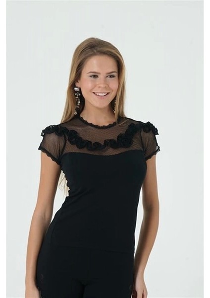 Şahinler Kadın Ip Dantelli Ip Askılı Atlet