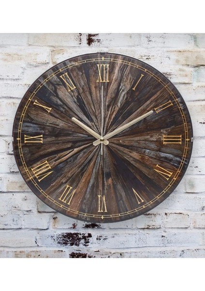 Muyika Oscurita Antica Roma Oval Ön Kısım Eskitme 36CM Duvar Saati Pds-36 fiyatları
