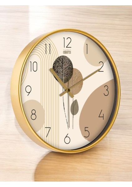 30 cm Gerçek Cam Sessiz Mekanizma Duvar Saati