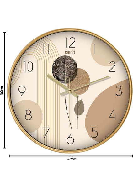 30 cm Gerçek Cam Sessiz Mekanizma Duvar Saati fırsatları