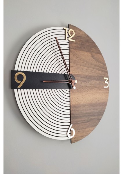 Milano Design - Özel Tasarım Duvar Saati - 40X38 cm