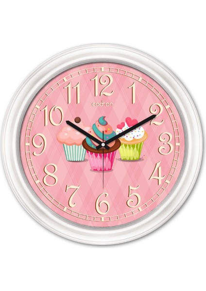 Fashion Clock Dekoratif Camlı Mutfak Duvar Saati CDR200