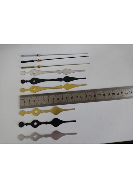 Saat Mekanizması, Akar Sessiz Duvar Saati Mekanizması 14 mm Şaft Askısız (Akrep-Yelkovan-Saniye) modelleri