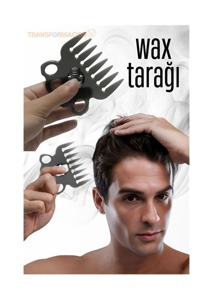 Kıvırcık Saç Dalgalı Wax Tarağı