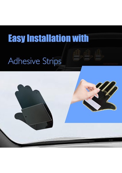 Parmak Işığı LED Araba Arka Pencere Burcu, Uzaktan Kumandalı Araba Parmak Hareketi Işığı, El Komik Araba Kamyon Araba Aksesuarları (Yurt Dışından) indirimleri