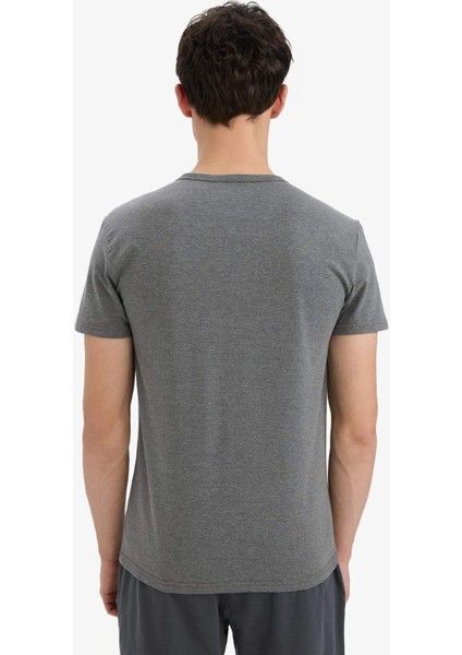 Slim Fit Dar Kesim Bisiklet Yaka Üst L4885AZ25SP indirimleri