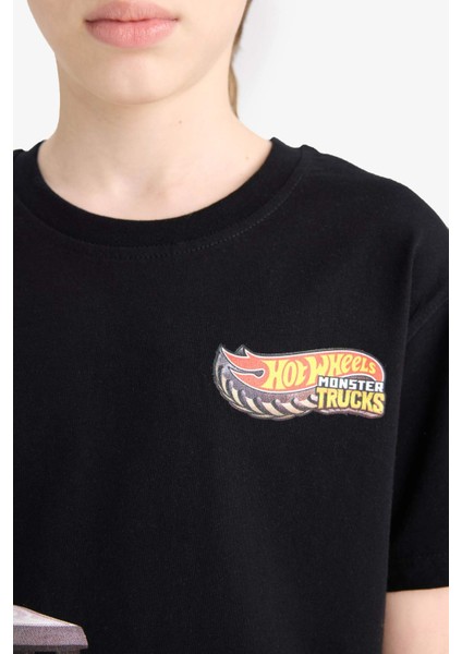 Erkek Çocuk Hot Wheels Bisiklet Yaka Kısa Kollu Tişört E4824A825SM indirimleri