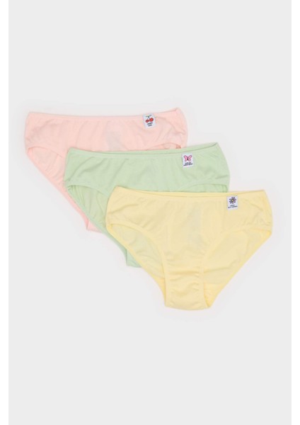 Kız Çocuk 3'lü Slip Külot E1893A825SP