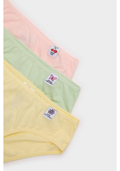Kız Çocuk 3'lü Slip Külot E1893A825SP
