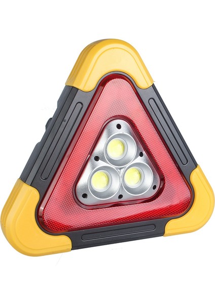 LED Araç Uyarı Işığı Üçgen Uyarı Işığı Su Geçirmez Üçgen Acil Durum Işığı Çok Fonksiyonlu Güvenlik Uyarı Işareti (Yurt Dışından)
