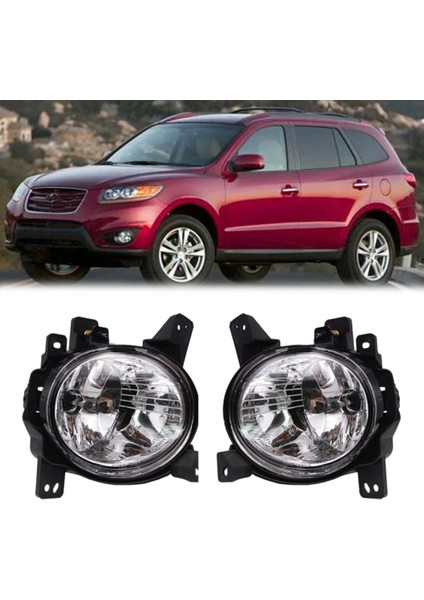 1 Çift Araba Ön Tampon Sis Farları Montajı Sürüş Lambası Sis Farı Hyundai Santa Fe 2011 2012 (Yurt Dışından) fiyatları