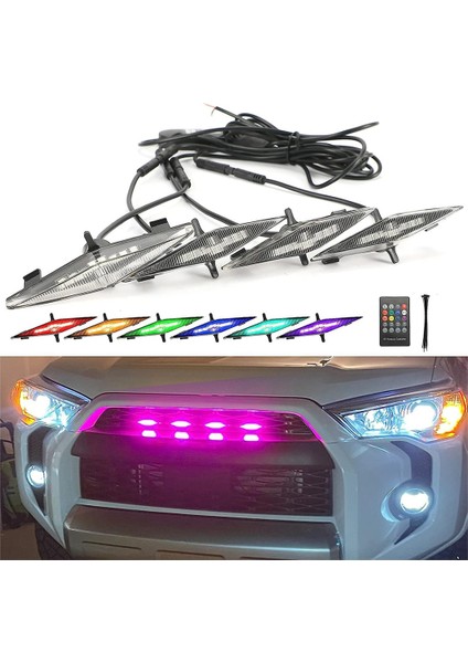 Rgb Izgara LED Işıkları 4 Adet 2014-2019 Toyota 4runner Trd Pro Izgara, Sr5,trd Off-Road, Sınırlı 2014-2023 Trd Pro (Yurt Dışından) fiyatları
