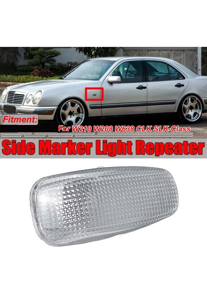 1 Adet Araba Yan Işaretleyici Işık Lambası Tekrarlayıcı Gösterge Işığı Mercedes Benz Için W210 W208 W638 Clk Slk 2108200921 (Yurt Dışından) fiyatları