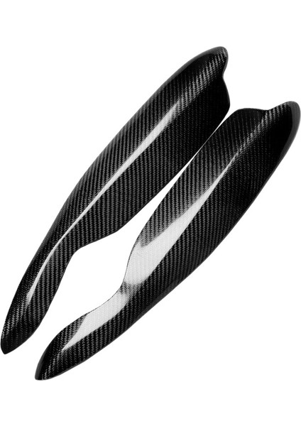 Araba Karbon Fiber Far Kaş Göz Kapağı Etiket Trim Mercedes-Benz Smart Fortwo W451 2007-2014 (Yurt Dışından)