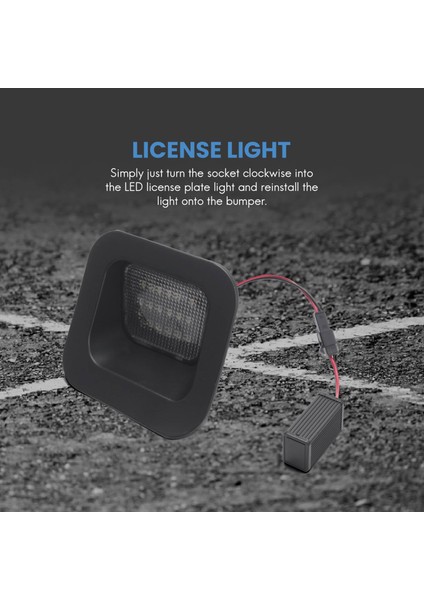 Duman Araba Arka Plaka Işıkları LED Lisans Numarası Plaka Işıkları Dodge Ram 1500 2500 3500 2003-2018 (Yurt Dışından) indirimleri