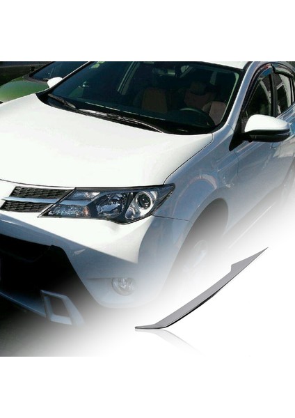 2 Adet Krom Araba Far Ön Lambası Trim Sticker Toyota Rav4 2016 2017 2018 (Yurt Dışından) modelleri