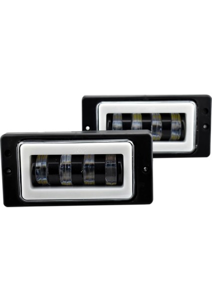 LED Sis Lambası Işıkları, Sis Önleyici Far, 12 24V, Gündüz Farları, Drl Lada 2110 2111 2112 2113 2114 2115 (Yurt Dışından)