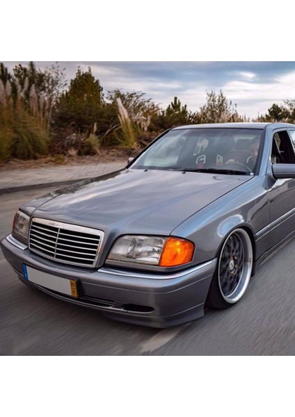 Araba Far Cam Çerçeve Kapak Aksesuarları Mercedes-Benz W202 1994-2004 2028201661 2028201561 (Yurt Dışından) modelleri