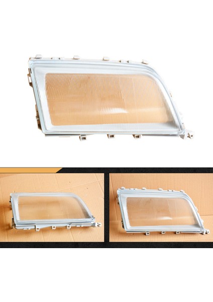 Araba Far Cam Çerçeve Kapak Aksesuarları Mercedes-Benz W202 1994-2004 2028201661 2028201561 (Yurt Dışından) fırsatları