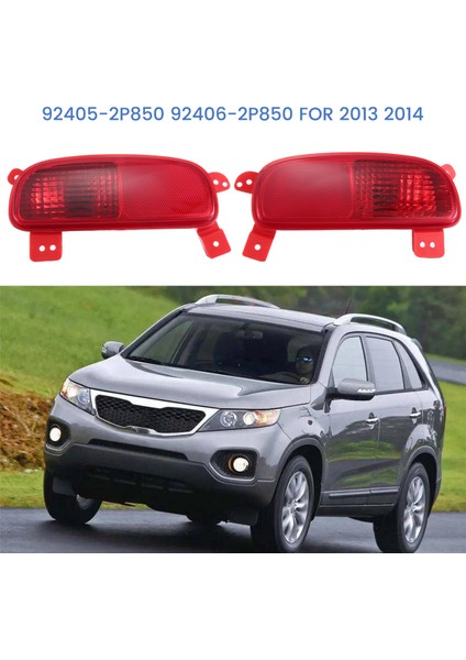 92405-2P850 92406-2P850 Arka Tampon Fren Lambaları Uyarı Lambaları Arka Fren Lambaları Kia Sorento 2013 2014 Için Araba (Yurt Dışından)