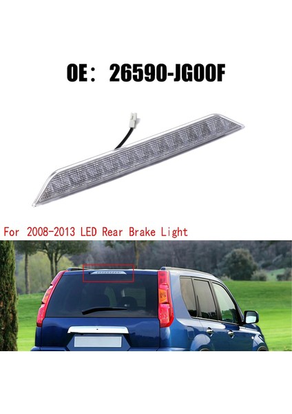 Nissan X-Trail T31 2008-2013 Için Beyaz Yüksek Montajlı 3. Fren Lambası LED Arka Fren Lambası 26590-JG00F (Yurt Dışından) fiyatları
