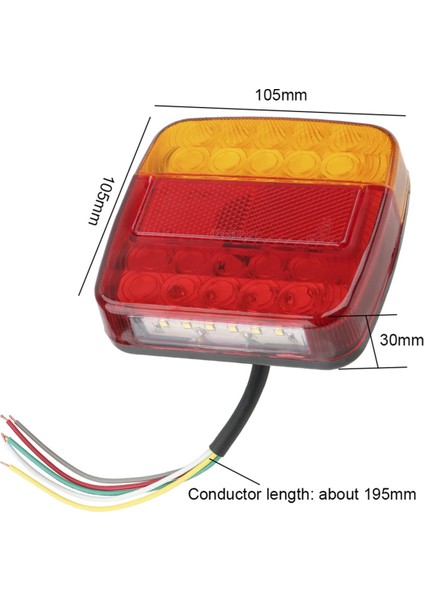 12V Arka Lambası Dönüş Sinyal Göstergesi 26 LED Arka Lambası Araç Plaka Lambası Fren Stop Lambası Römork Kamyon Karavan Için (Yurt Dışından) indirimleri