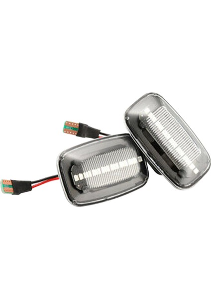 Toyota Land Cruiser Landcruiser 70 80 100 Serisi Için Dinamik LED Yan Işaret Çamurluk Işıkları Akan Dönüş Sinyal Lambası (Yurt Dışından)