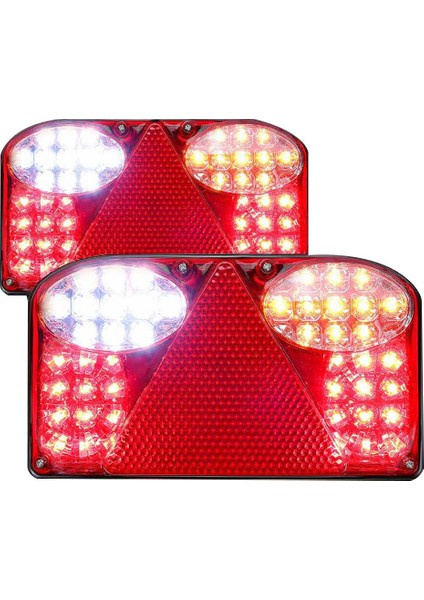 Adet 12V LED Araç Römorku Kamyon Kuyruk Lambası Arka Lambası Arka Işık Stop Fren Lambaları Dönüş Sinyali Van Kamyon Için (Yurt Dışından)