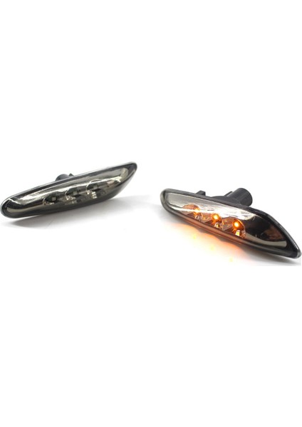 Çift Araba Yan Dönüş Sinyal Lambası Sinyal Lambası Dinamik LED Işaret Lambası Bmw E90 E91 E92 E60 E87 E82 E46 Z4 (Yurt Dışından)