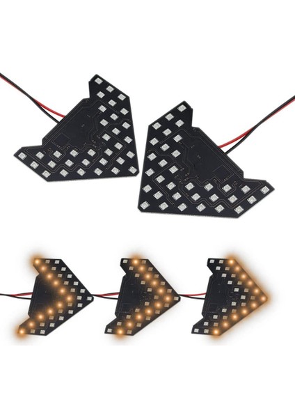 1 Adet 33 Smd Araba LED Dikiz Aynası Gösterge Sinyal Lambası Dikiz Aynası Lambası Araba Aksesuarları, Sarı Işık (Yurt Dışından) fiyatları