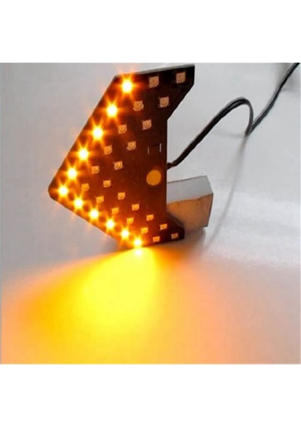 1 Adet 33 Smd Araba LED Dikiz Aynası Gösterge Sinyal Lambası Dikiz Aynası Lambası Araba Aksesuarları, Sarı Işık (Yurt Dışından) modelleri