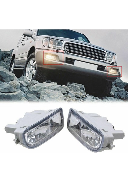 Toyota Land Cruiser 100 LC100 FJ100 1998-2007 Sis Farları Sürüş Lambası Merceği 8122160042 8121160122 (Yurt Dışından) fiyatları