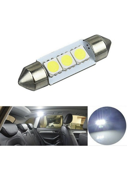 T10 36MM Harita Dome Plaka Işıkları Beyaz Için 14 Adet LED Iç Paket Kiti (Yurt Dışından) fırsatları