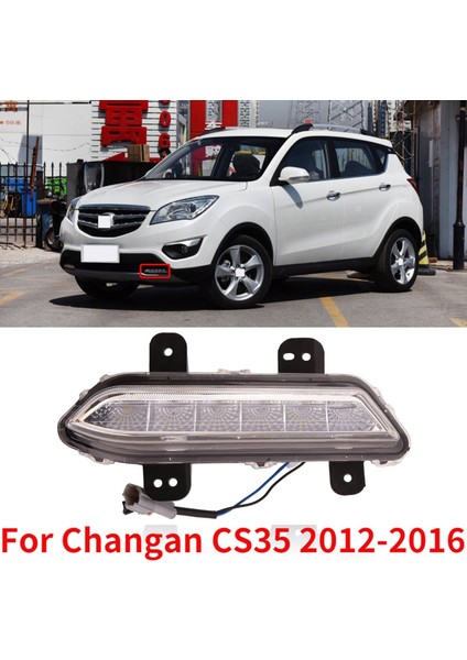 Sol Ön Tampon LED Gündüz Farı Sis Lambası Sürüş Sis Lambası Drl Işık Grubu Changan CS35 2012-2016 (Yurt Dışından) fırsatları